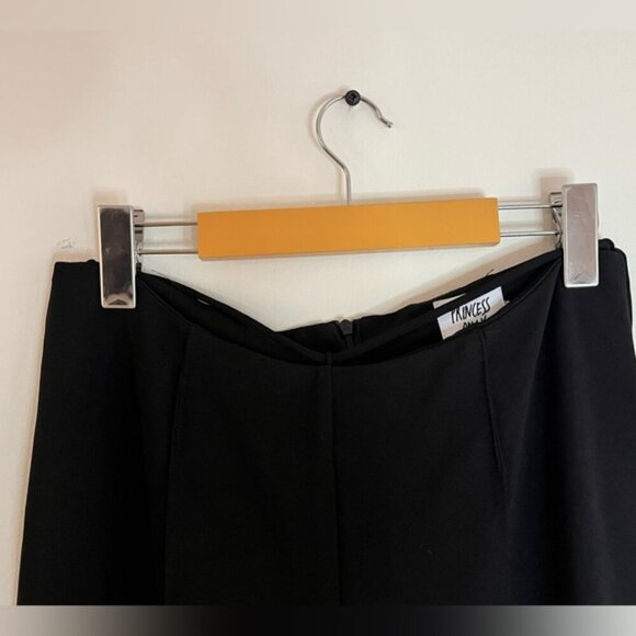 Princess Polly Black High-Waisted Wide-Leg Pants – Size US 8 (AU 12) - Picture 15 of 16